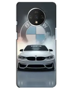 Чехол для OnePlus 7T с картинкой «BMW в белом дыму»