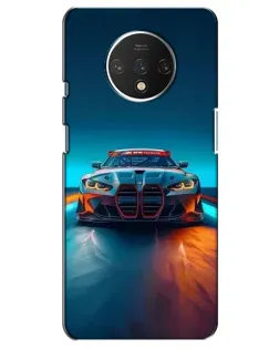 Чехол для OnePlus 7T с картинкой «BMW — огни неона»