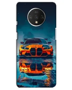 Чехол для OnePlus 7T с картинкой «BMW — золотая эмблема»