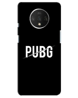 Чохол для OnePlus 7T з картинкою «PUBG — білий логотип»
