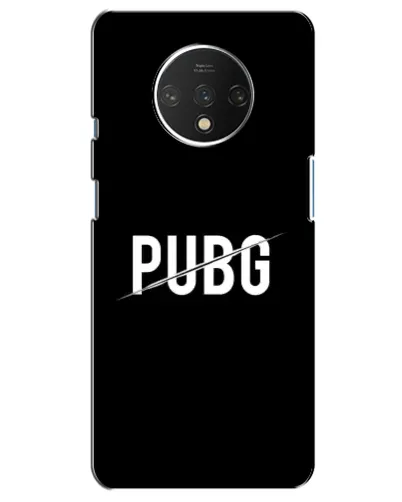 Чохол для OnePlus 7T з картинкою «PUBG — білий логотип»