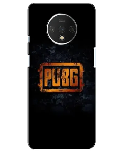 Чохол для OnePlus 7T з картинкою «PUBG — золотий логотип»
