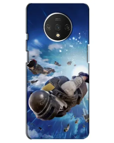 Чохол для OnePlus 7T з картинкою «Десант PUBG — стрибок»