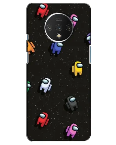 Чохол для OnePlus 7T з картинкою «Космічний патерн Among Us»
