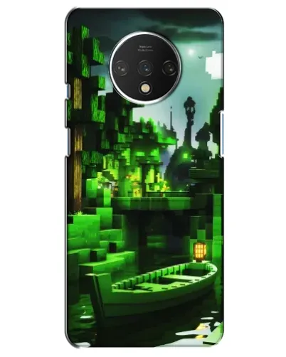 Чохол для OnePlus 7T з картинкою «Minecraft лісовий пейзаж»