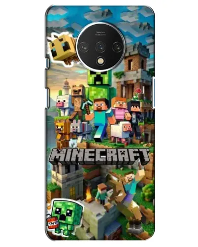 Чохол для OnePlus 7T з картинкою «Замок Minecraft»