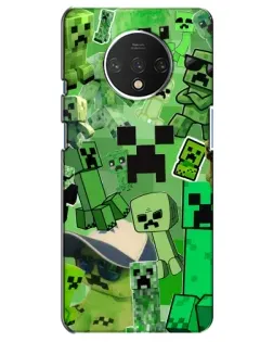 Чохол для OnePlus 7T з картинкою «Кріпери Minecraft» Чохол для OnePlus 7T з картинкою «Кріпери Minecraft»