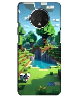 Чохол для OnePlus 7T з картинкою «Minecraft літній день»