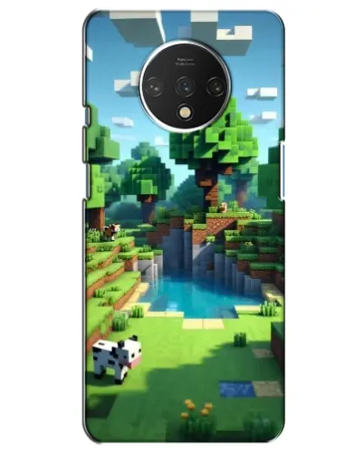Чохол для OnePlus 7T з картинкою «Minecraft літній день»