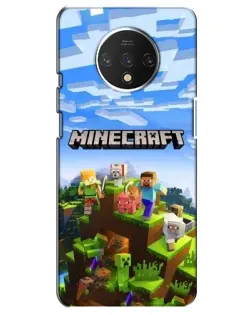 Чохол для OnePlus 7T з картинкою «Minecraft класичний світ»