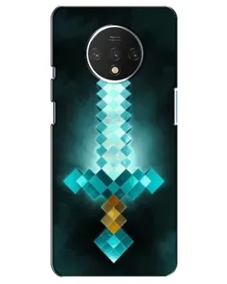 Чохол для OnePlus 7T з картинкою «Алмазний меч неон»