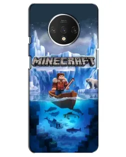 Чохол для OnePlus 7T з картинкою «Minecraft льодянийсвіт»