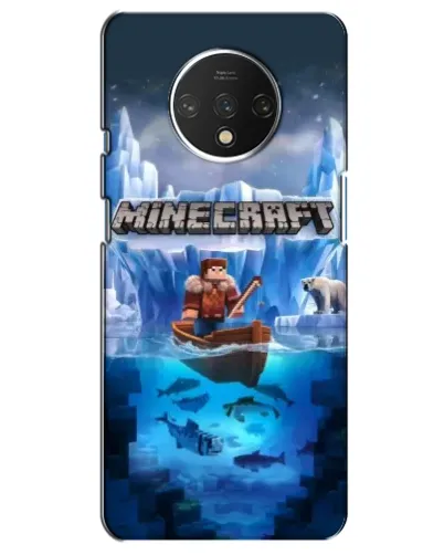 Чохол для OnePlus 7T з картинкою «Minecraft льодянийсвіт»