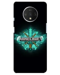 Чохол для OnePlus 7T з картинкою «Minecraft Diamond лого»