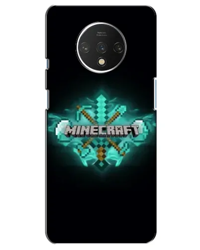 Чохол для OnePlus 7T з картинкою «Minecraft Diamond лого»