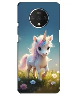 Чохол для OnePlus 7T з картинкою «Єдиноріг на галявині»