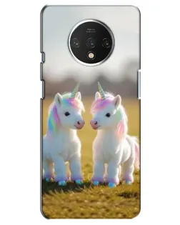 Чохол для OnePlus 7T з картинкою «Пара єдинорогів»