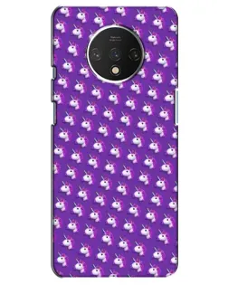 Чохол для OnePlus 7T з картинкою «Єдинороги на фіолетовому»