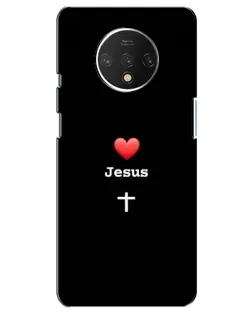 Чехол для OnePlus 7T с картинкой «Сердце - Jesus» Чехол для OnePlus 7T с картинкой «Сердце - Jesus»