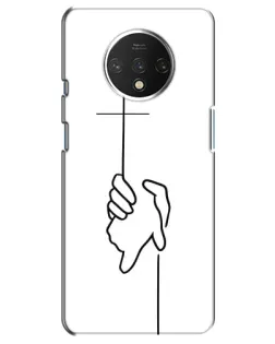 Чехол для OnePlus 7T с картинкой «Рука держит» Чехол для OnePlus 7T с картинкой «Рука держит»