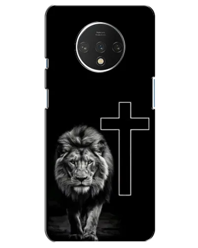 Чехол для OnePlus 7T с картинкой «Лев и Крест»