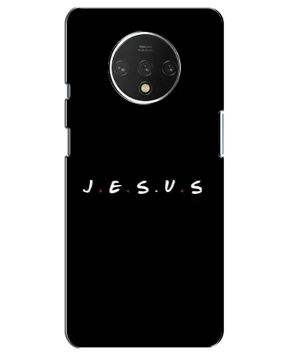 Чехол для OnePlus 7T с картинкой «Точки веры J.E.S.U.S.»