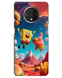 Чохол для OnePlus 7T з картинкою «Космічний фастфуд»