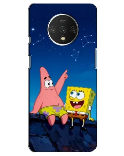Чохол для OnePlus 7T з картинкою «Губка Боб та Патрік вночі» Чохол для OnePlus 7T з картинкою «Губка Боб та Патрік вночі»