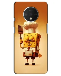 Чохол для OnePlus 7T з картинкою «Губка Боб кухар»