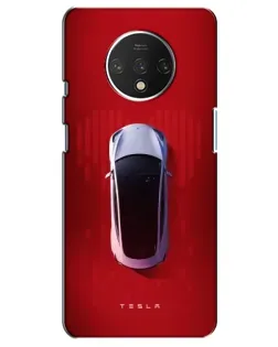 Чехол для OnePlus 7T с картинкой «Tesla Top View»