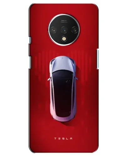 Чехол для OnePlus 7T с картинкой «Tesla Top View»