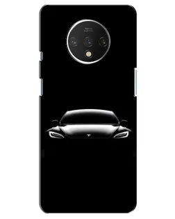 Чехол для OnePlus 7T с картинкой «Фары Tesla Night»