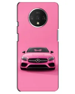 Чехол для OnePlus 7T с картинкой «Розовый Mercedes AMG»