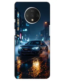 Чохол для OnePlus 7T з картинкою «Нічне місто та Audi»