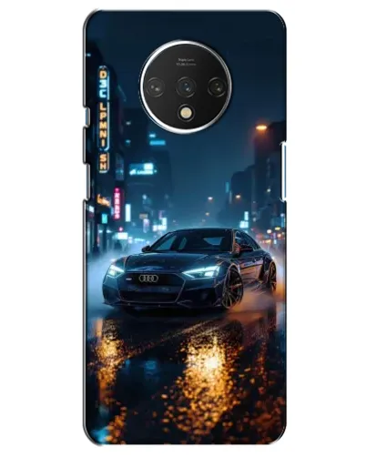 Чохол для OnePlus 7T з картинкою «Нічне місто та Audi» Чохол для OnePlus 7T з картинкою «Нічне місто та Audi»