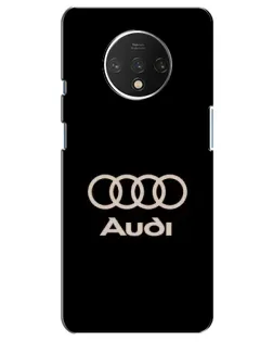 Чохол для OnePlus 7T з картинкою «Audi — золотий логотип»