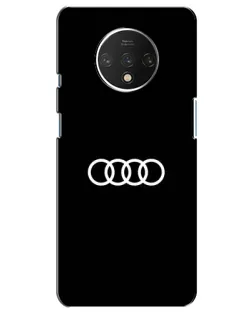 Чохол для OnePlus 7T з картинкою «Audi White Logo»