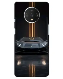 Чехол для OnePlus 7T с картинкой «Lamborghini золотые линии»