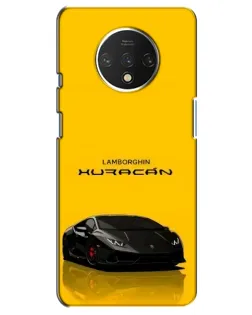 Чохол для OnePlus 7T з картинкою «Lamborghini Huracan чорний»