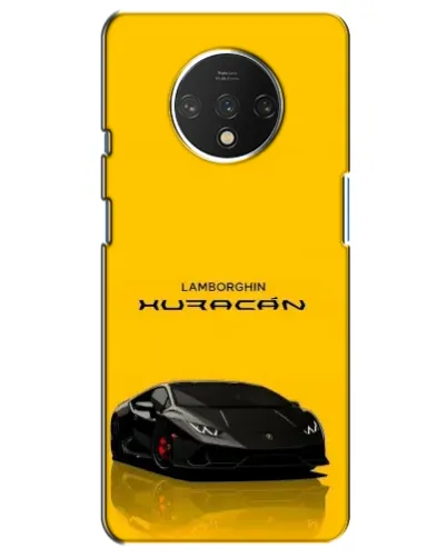 Чохол для OnePlus 7T з картинкою «Lamborghini Huracan чорний»