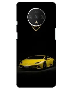 Чохол для OnePlus 7T з картинкою «Lamborghini жовтий акцент»
