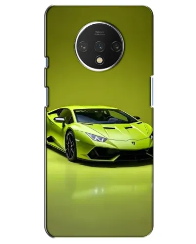 Чохол для OnePlus 7T з картинкою «Салатовий Lamborghini Huracan»