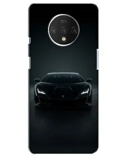 Чохол для OnePlus 7T з картинкою «Чорний Lamborghini Aventador»