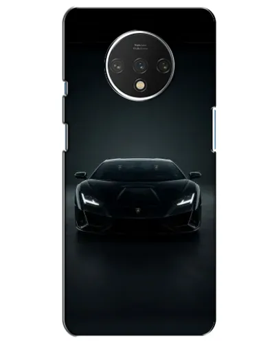 Чохол для OnePlus 7T з картинкою «Чорний Lamborghini Aventador»