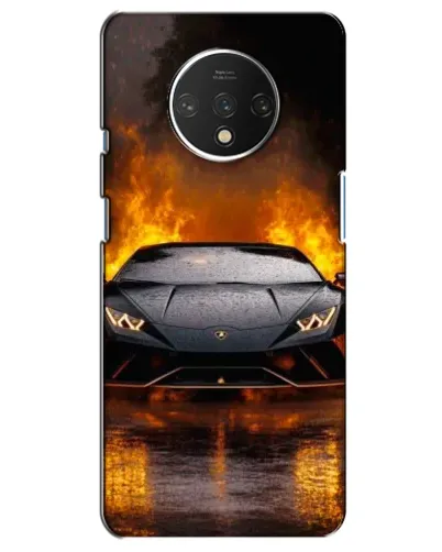 Чохол для OnePlus 7T з картинкою «Lamborghini у вогні»