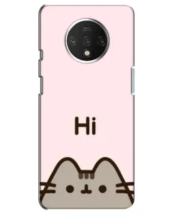 Чохол для OnePlus 7T з картинкою «Пушин каже Hi»