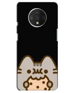 Чохол для OnePlus 7T з картинкою «Пушин на чорному»