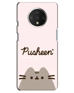 Чохол для OnePlus 7T з картинкою «Pusheen логотип»