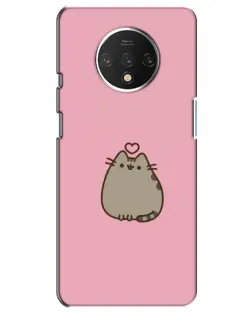 Чохол для OnePlus 7T з картинкою «Pusheen серце»