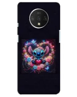 Чехол для OnePlus 7T с картинкой «Stitch в цветах» Чехол для OnePlus 7T с картинкой «Stitch в цветах»
